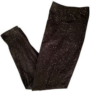 Glitter black leggings Girls SO brand. Size 16.